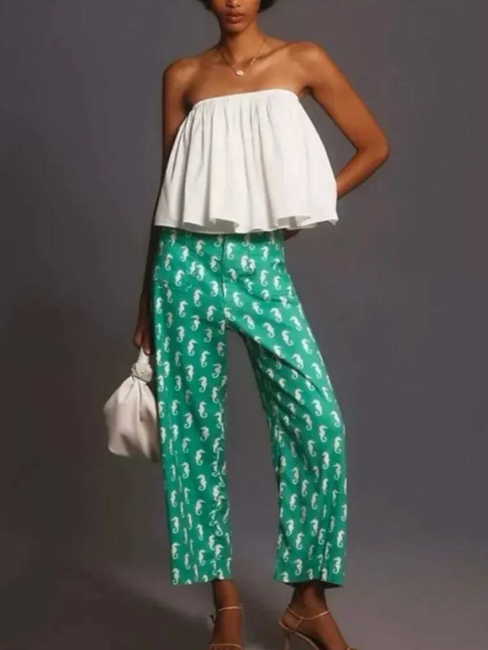 MAEVE The Colette Green Seahorse Pant Size 27